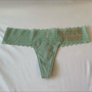 SMALL Lace Trim Thong